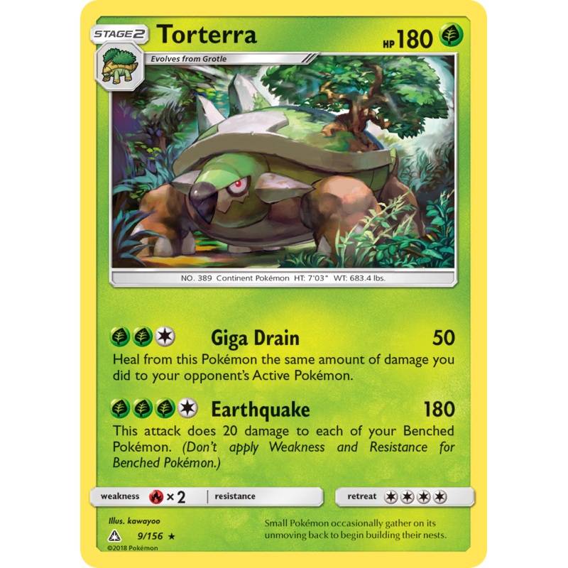 Torterra (9/156) [Sun & Moon: Ultra Prism]