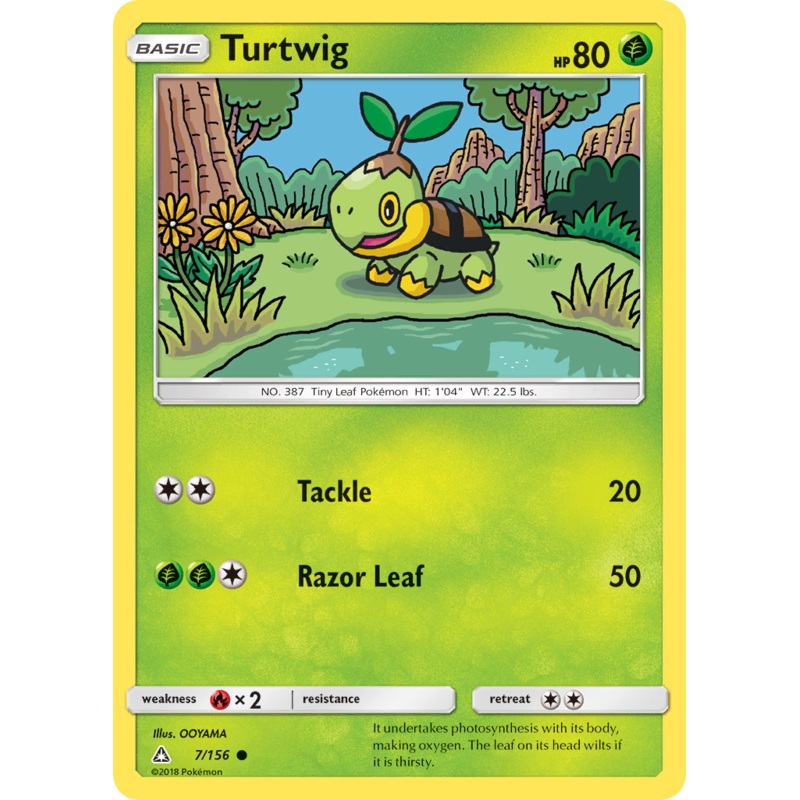 Turtwig (7/156) [Sun & Moon: Ultra Prism]
