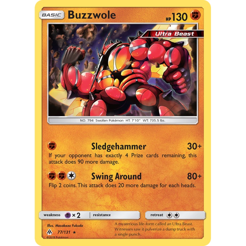 Buzzwole (77/131) [Sun & Moon: Forbidden Light]