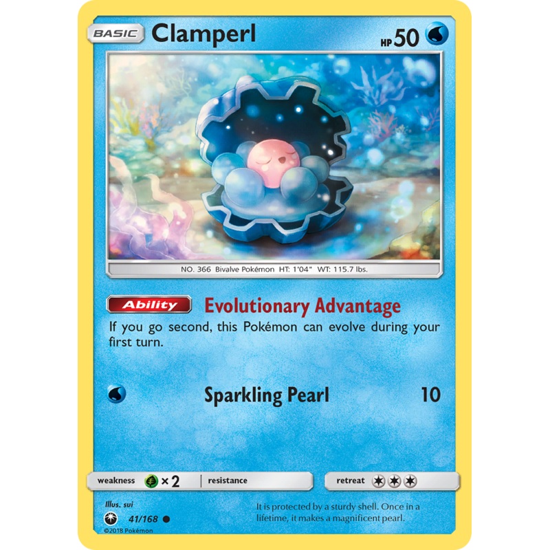 Clamperl (41/168) [Sun & Moon: Celestial Storm]
