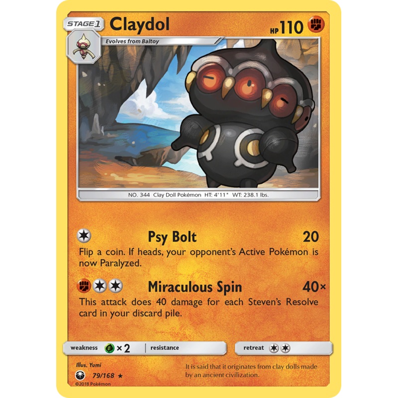 Claydol (79/168) [Sun & Moon: Celestial Storm]