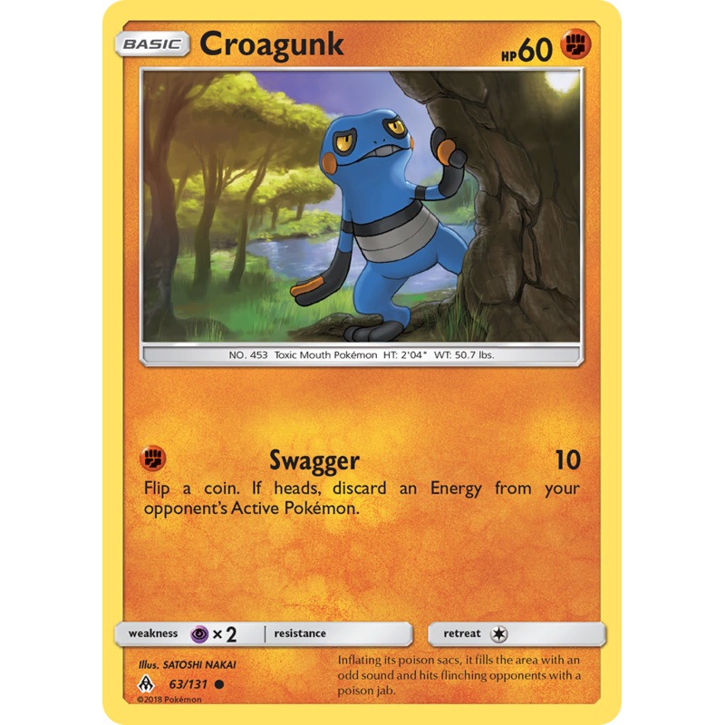 Croagunk (63/131) [Sun & Moon: Forbidden Light]