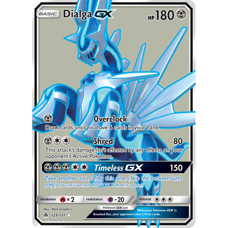 Dialga GX (125/131) [Sun & Moon: Forbidden Light]