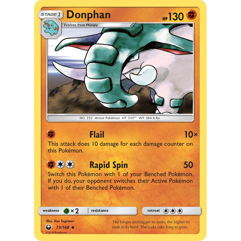 Donphan (73/168) [Sun & Moon: Celestial Storm]