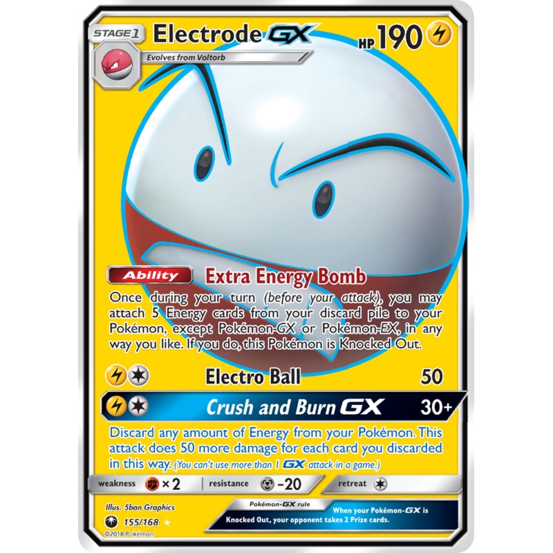 Electrode GX (155/168) [Sun & Moon: Celestial Storm]