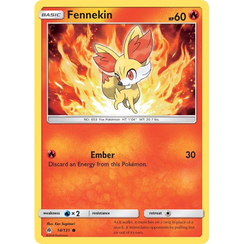 Fennekin (14/131) [Sun & Moon: Forbidden Light]