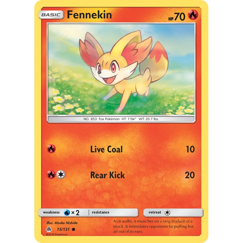 Fennekin (15/131) [Sun & Moon: Forbidden Light]
