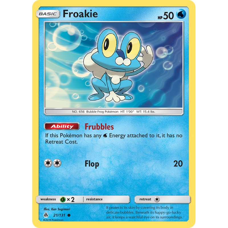 Froakie (21/131) [Sun & Moon: Forbidden Light]