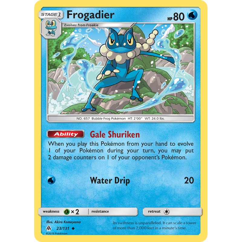 Frogadier (23/131) [Sun & Moon: Forbidden Light]