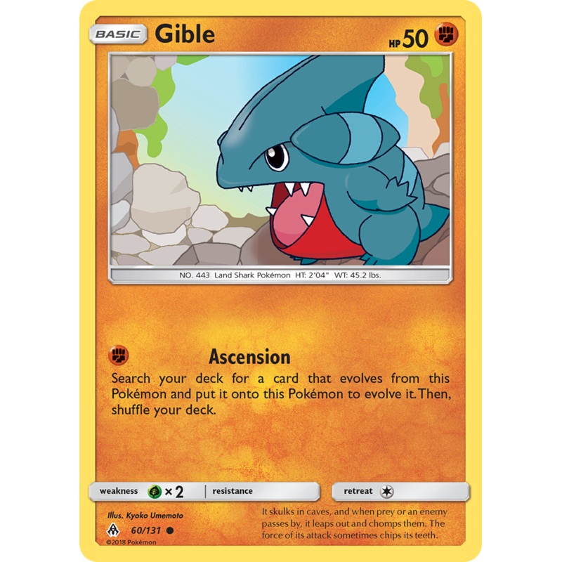 Gible (60/131) [Sun & Moon: Forbidden Light]