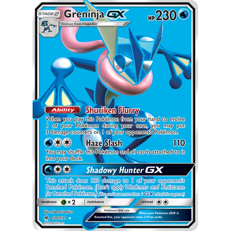 Greninja GX (120/131) [Sun & Moon: Forbidden Light]