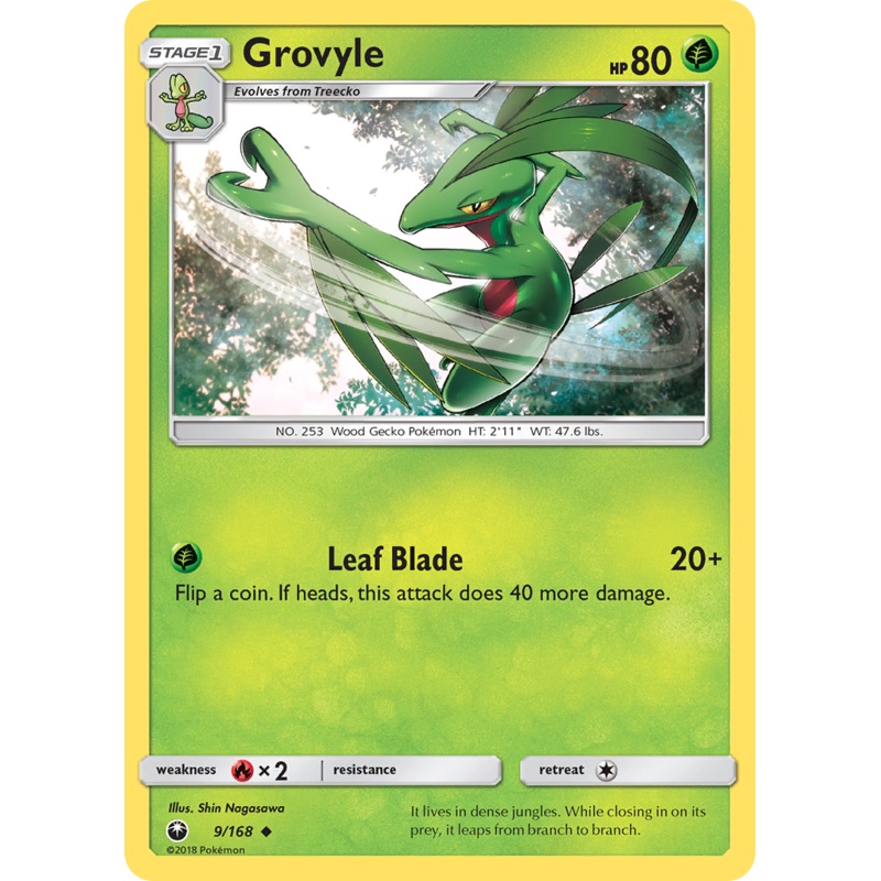 Grovyle (9/168) [Sun & Moon: Celestial Storm]