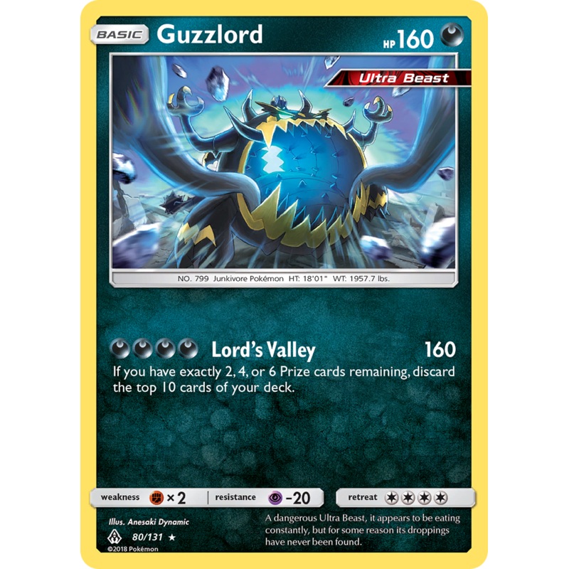 Guzzlord (80/131) [Sun & Moon: Forbidden Light]