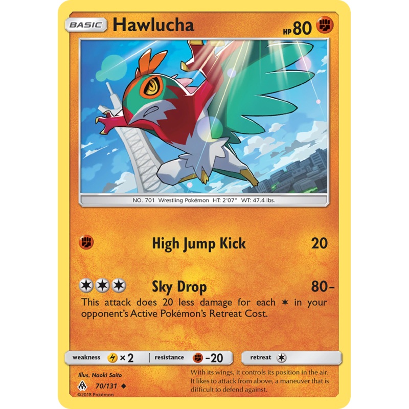 Hawlucha (70/131) [Sun & Moon: Forbidden Light]