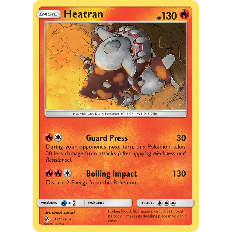 Heatran (13/131) [Sun & Moon: Forbidden Light]