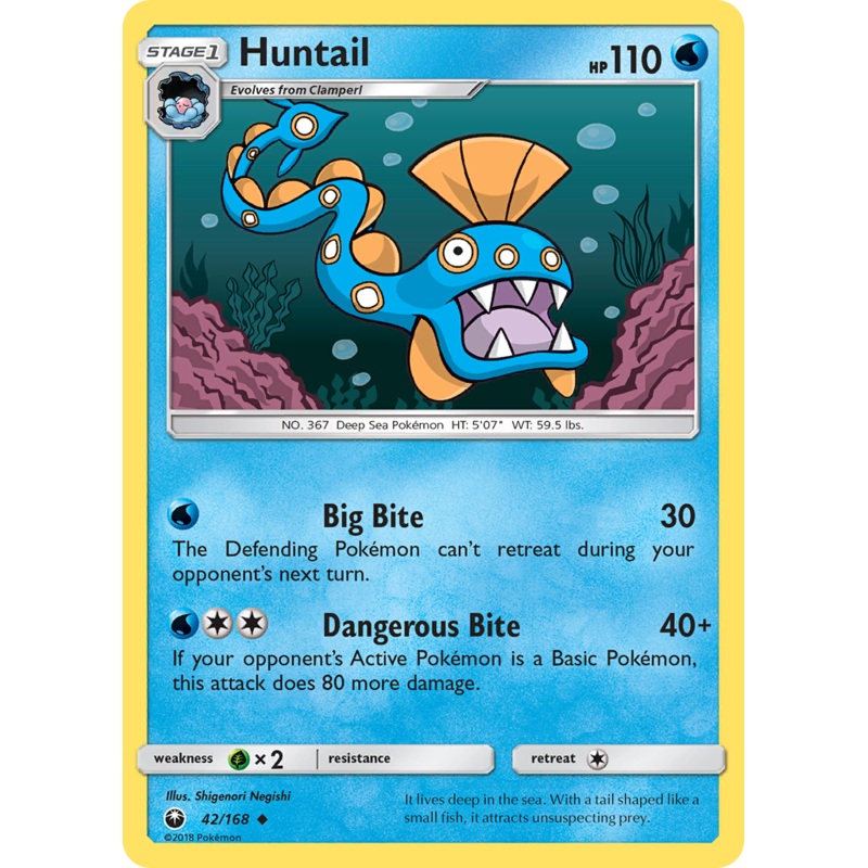 Huntail (42/168) [Sun & Moon: Celestial Storm]