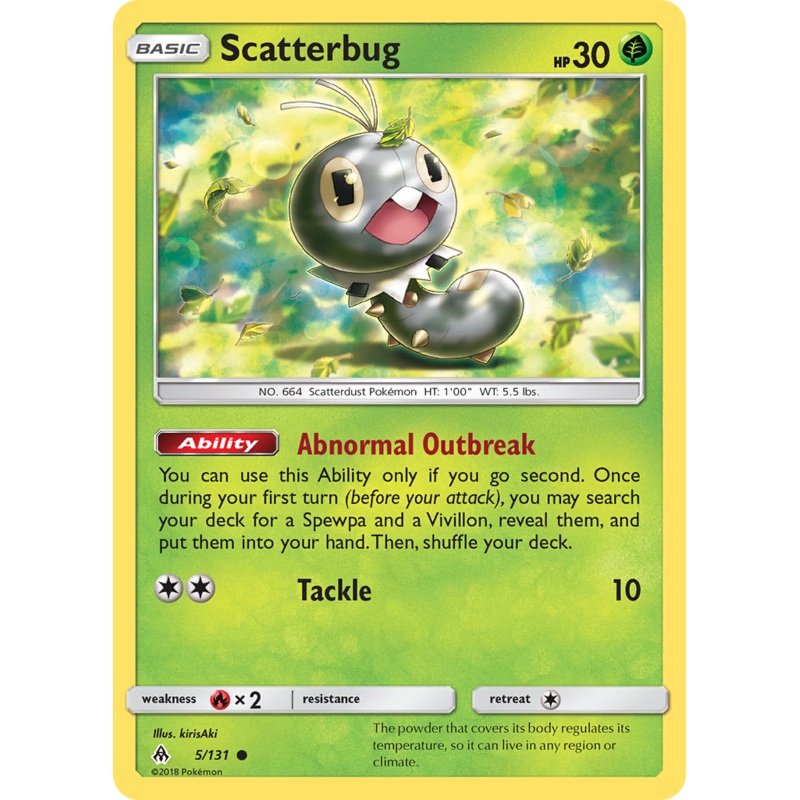 Scatterbug (5/131) [Sun & Moon: Forbidden Light]
