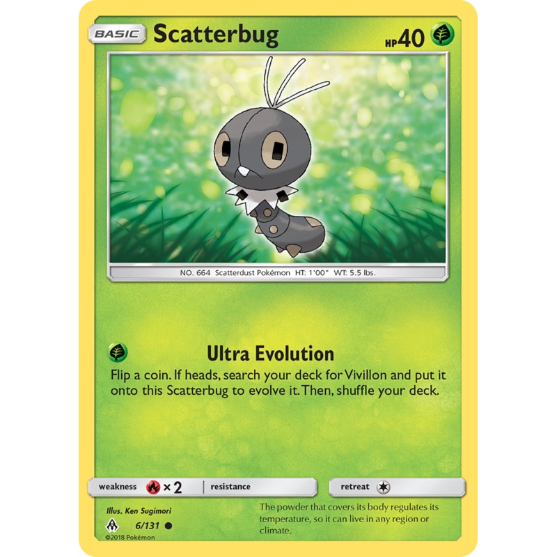 Scatterbug (6/131) [Sun & Moon: Forbidden Light]