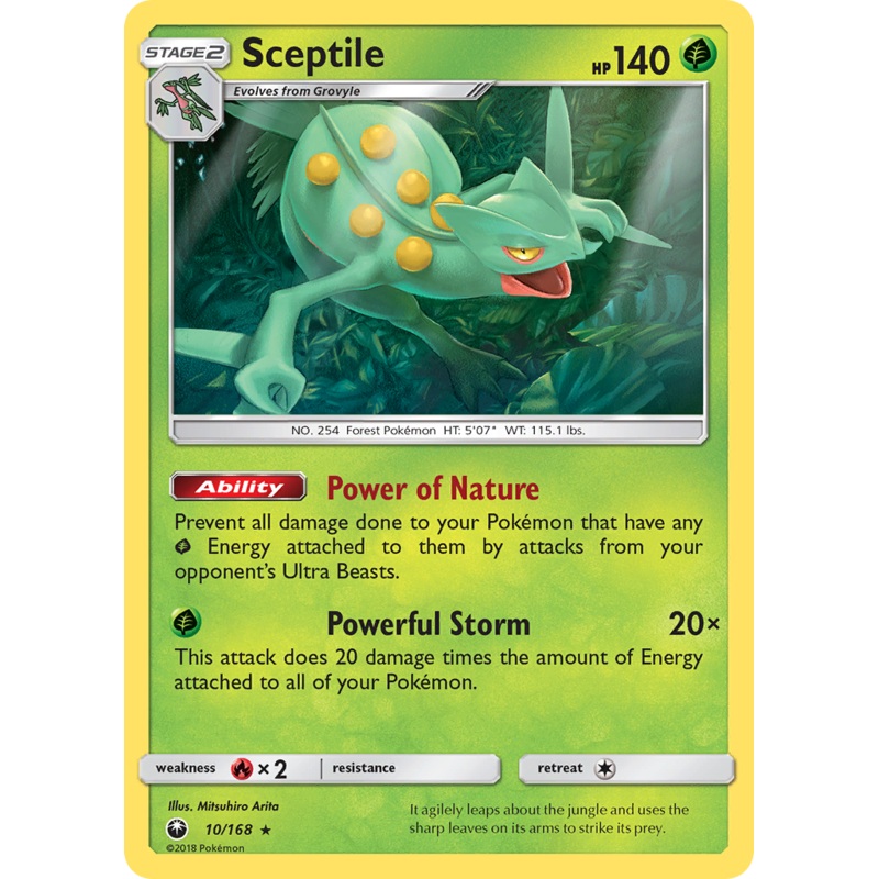 Sceptile (10/168) [Sun & Moon: Celestial Storm]