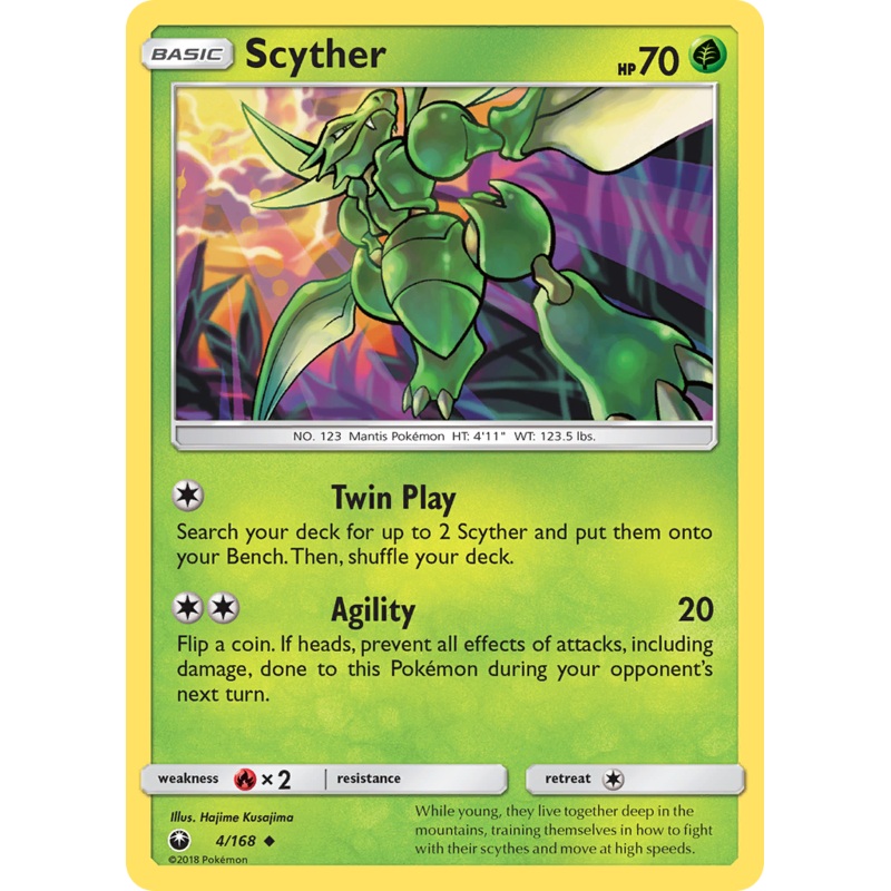 Scyther (4/168) [Sun & Moon: Celestial Storm]