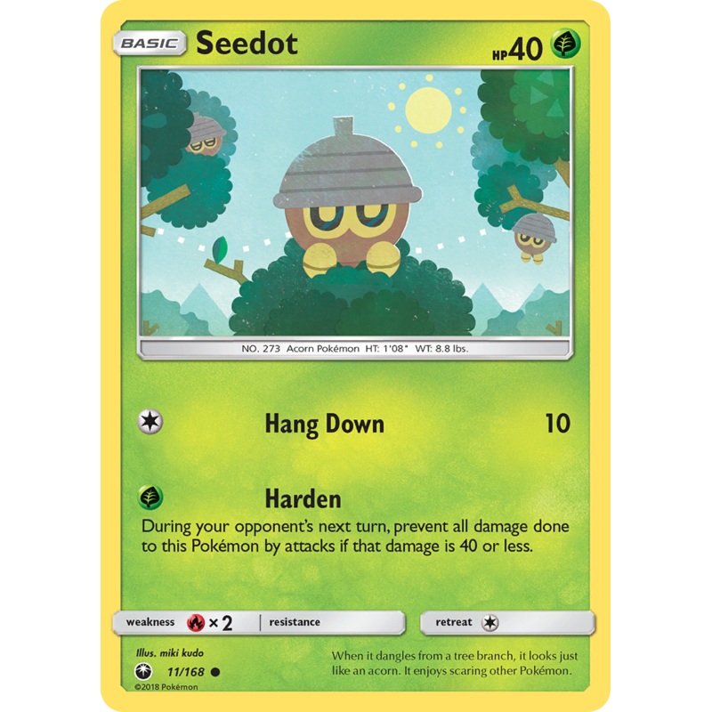 Seedot (11/168) [Sun & Moon: Celestial Storm]