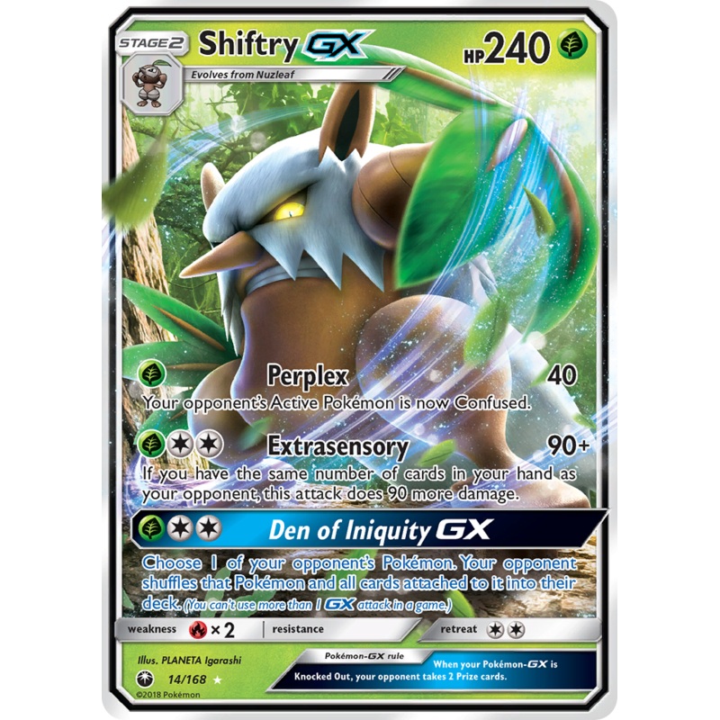 Shiftry GX (14/168) [Sun & Moon: Celestial Storm]