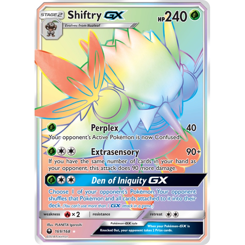 Shiftry GX (169/168) [Sun & Moon: Celestial Storm]