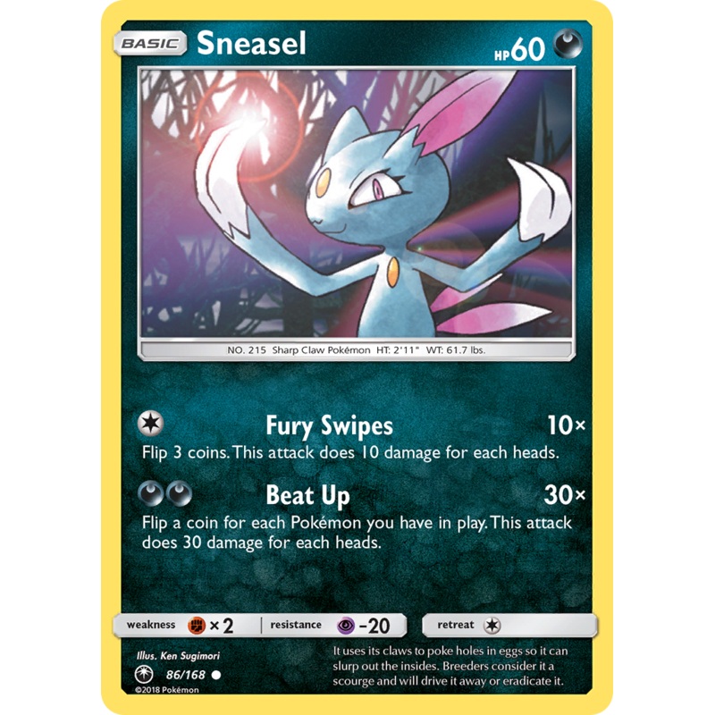 Sneasel (86/168) [Sun & Moon: Celestial Storm]