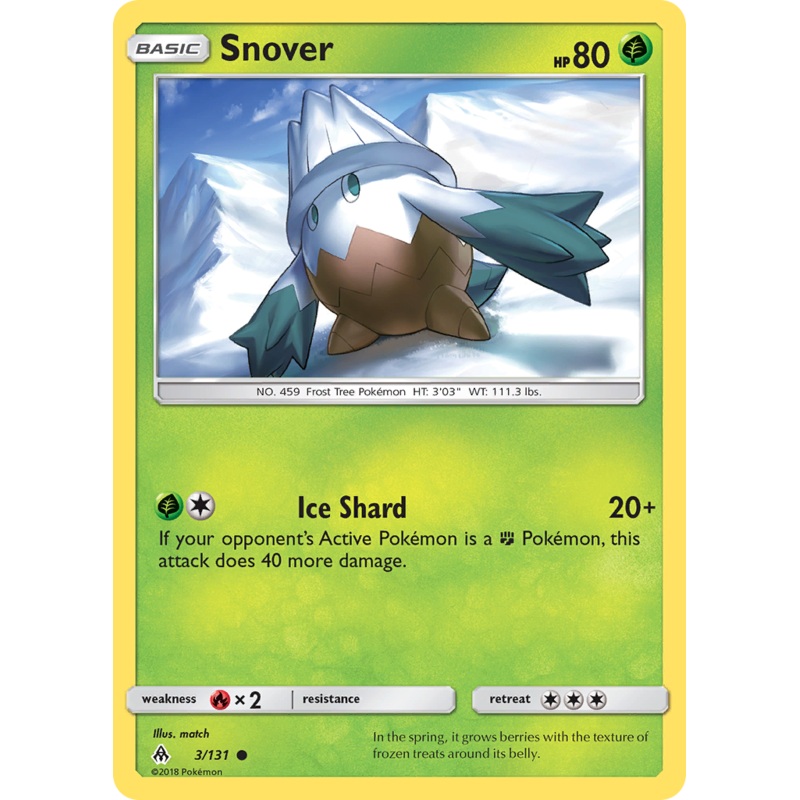 Snover (3/131) [Sun & Moon: Forbidden Light]