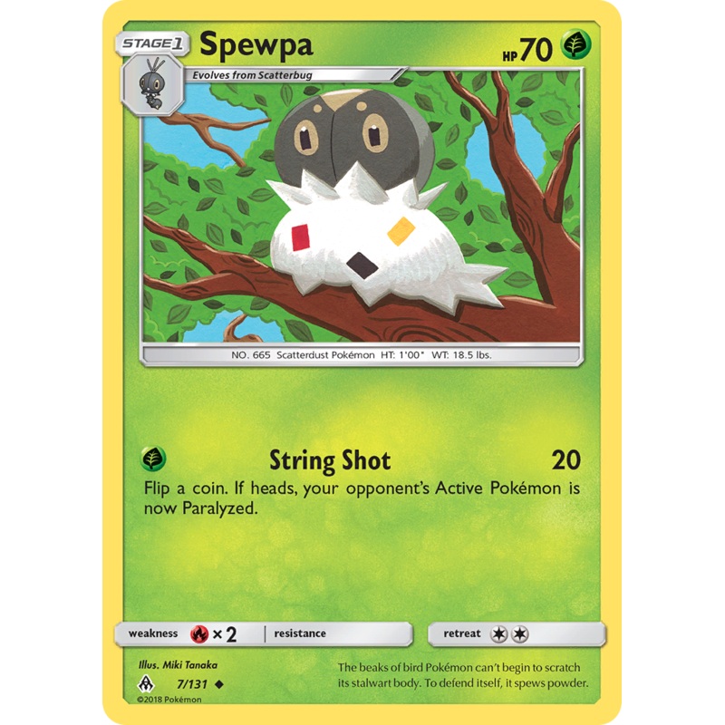 Spewpa (7/131) [Sun & Moon: Forbidden Light]