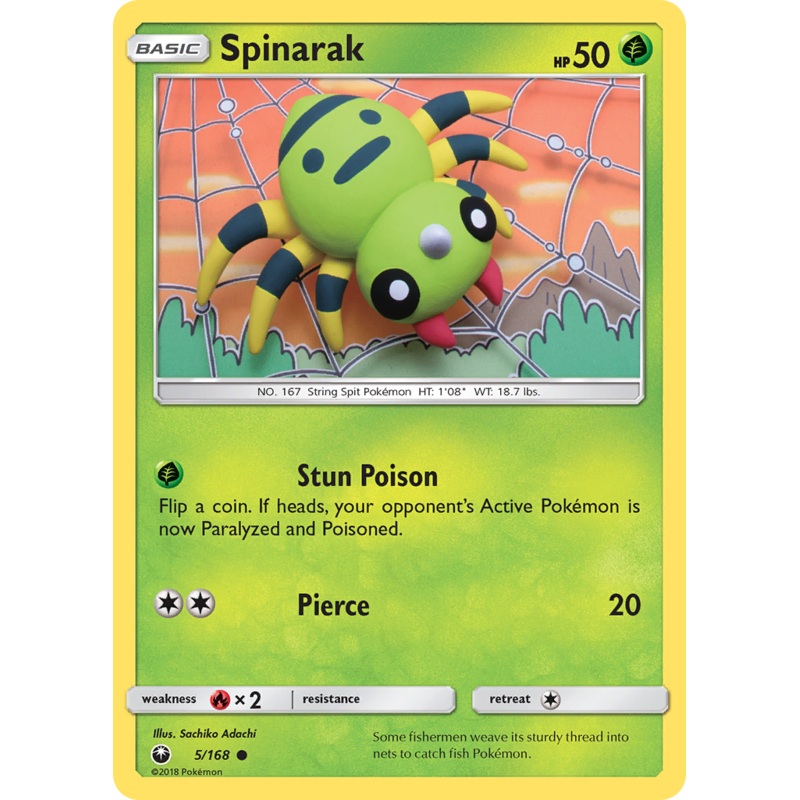 Spinarak (5/168) [Sun & Moon: Celestial Storm]