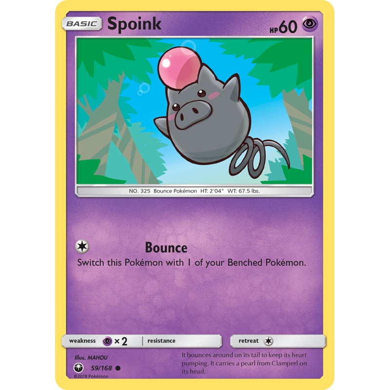 Spoink (59/168) [Sun & Moon: Celestial Storm]