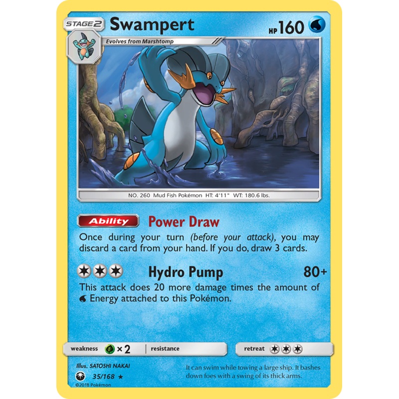 Swampert (35/168) [Sun & Moon: Celestial Storm]