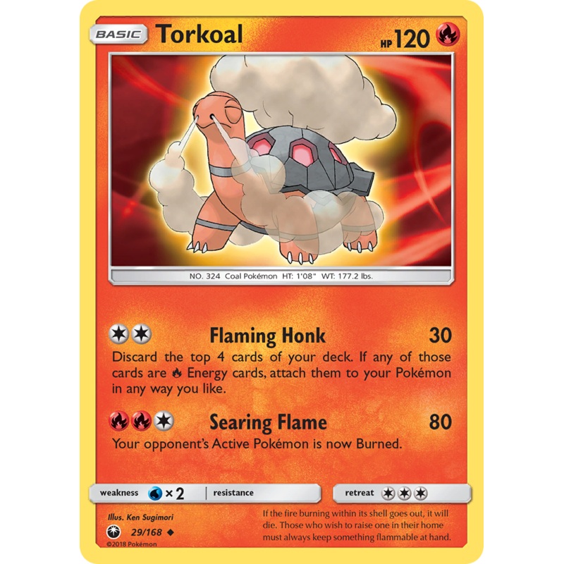 Torkoal (29/168) [Sun & Moon: Celestial Storm]