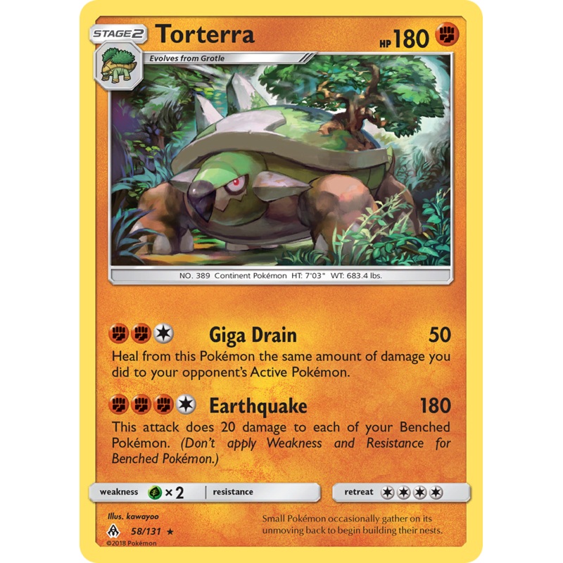 Torterra (58/131) [Sun & Moon: Forbidden Light]
