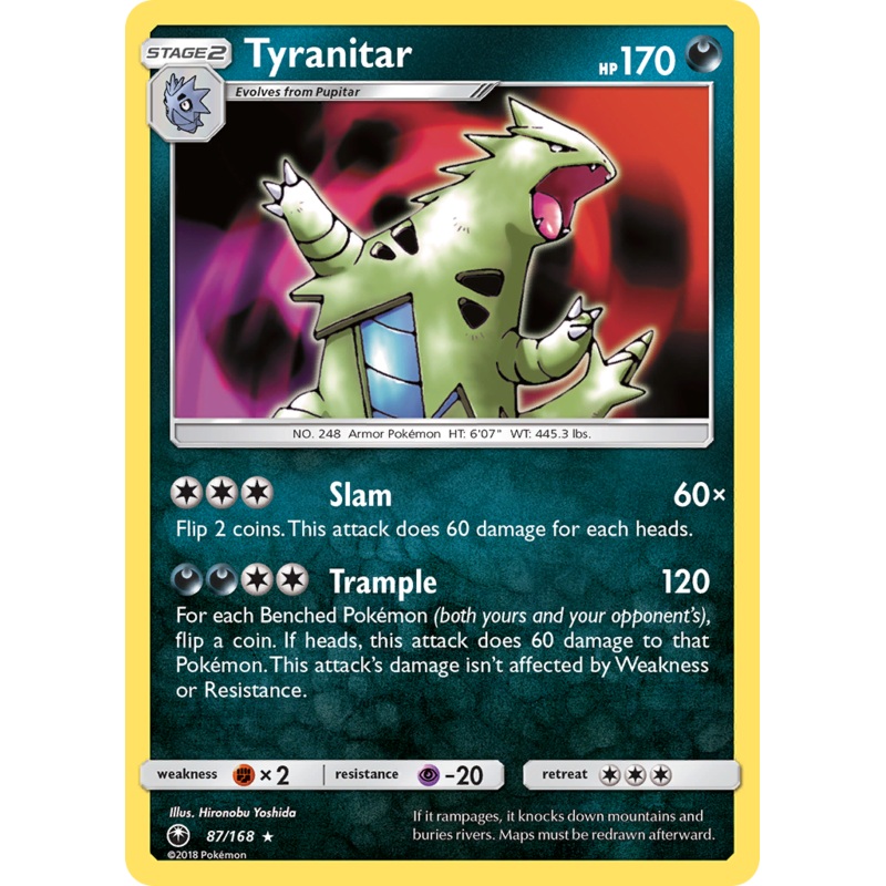 Tyranitar (87/168) [Sun & Moon: Celestial Storm]
