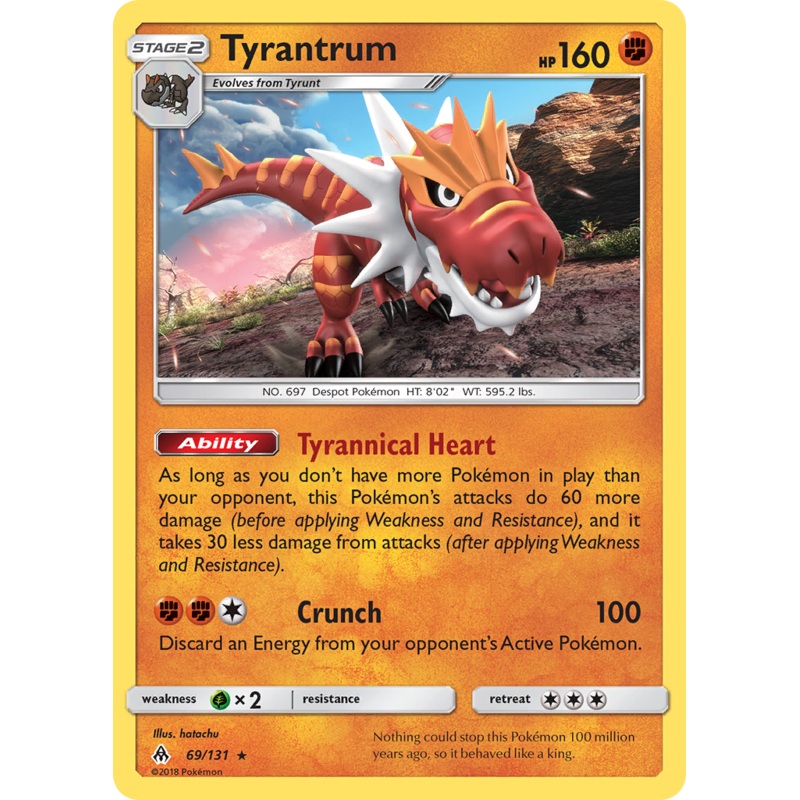 Tyrantrum (69/131) [Sun & Moon: Forbidden Light]