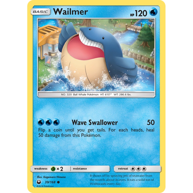 Wailmer (39/168) [Sun & Moon: Celestial Storm]