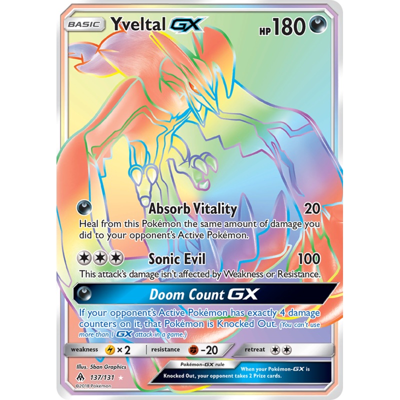 Yveltal GX (137/131) [Sun & Moon: Forbidden Light]