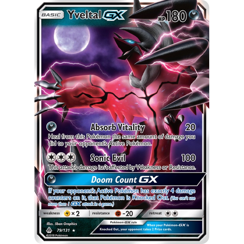 Yveltal GX (79/131) [Sun & Moon: Forbidden Light]