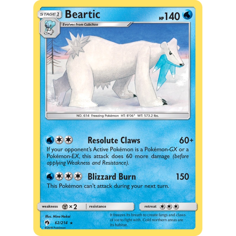 Beartic (62/214) [Sun & Moon: Lost Thunder]