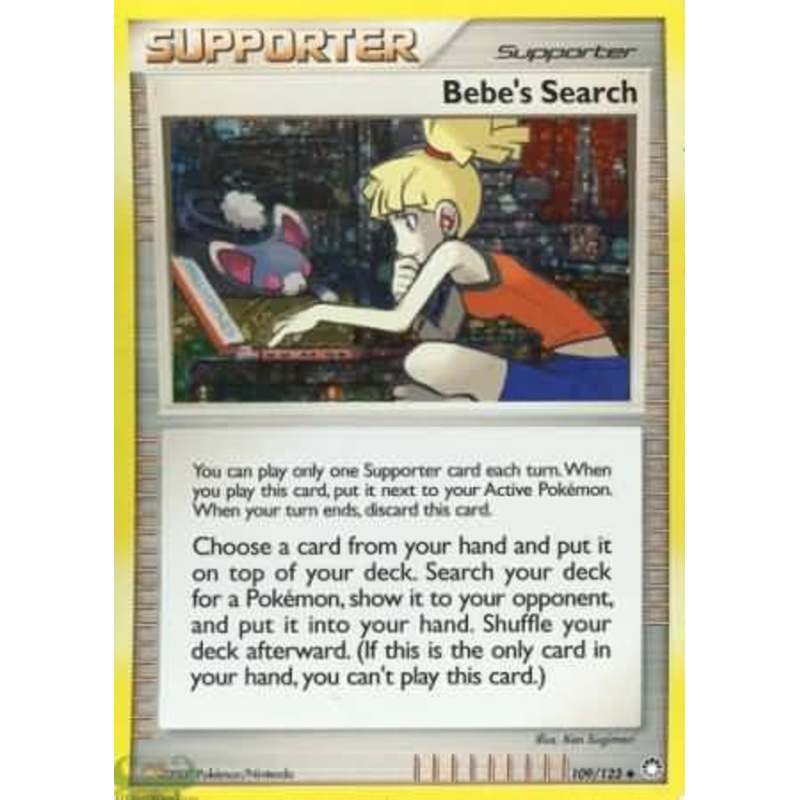 Bebes Search (109/123) (Cosmos Holofoil) [Diamond & Pearl: Mysterious Treasures]