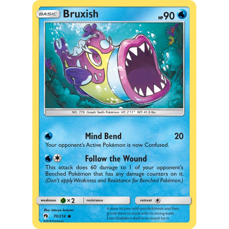 Bruxish (70/214) [Sun & Moon: Lost Thunder]