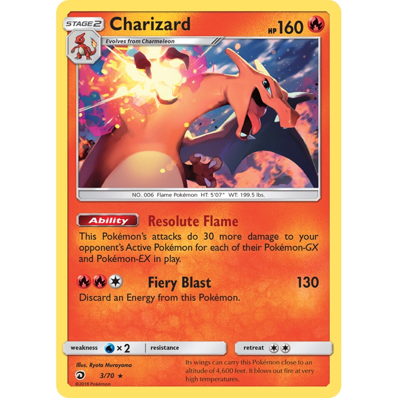 Charizard (3/70) [Sun & Moon: Dragon Majesty]