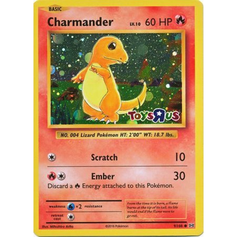 Charmander (9/108) (Toys R Us Promo) [XY: Evolutions]