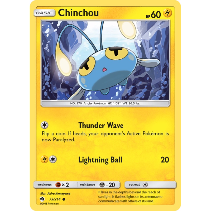 Chinchou (73/214) [Sun & Moon: Lost Thunder]