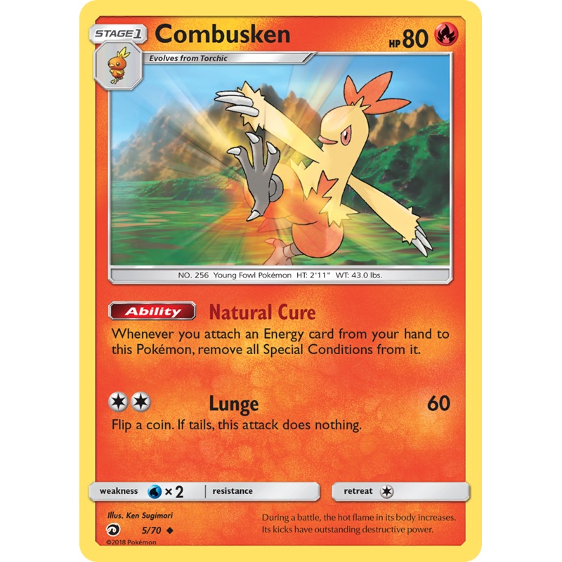 Combusken (5/70) [Sun & Moon: Dragon Majesty]