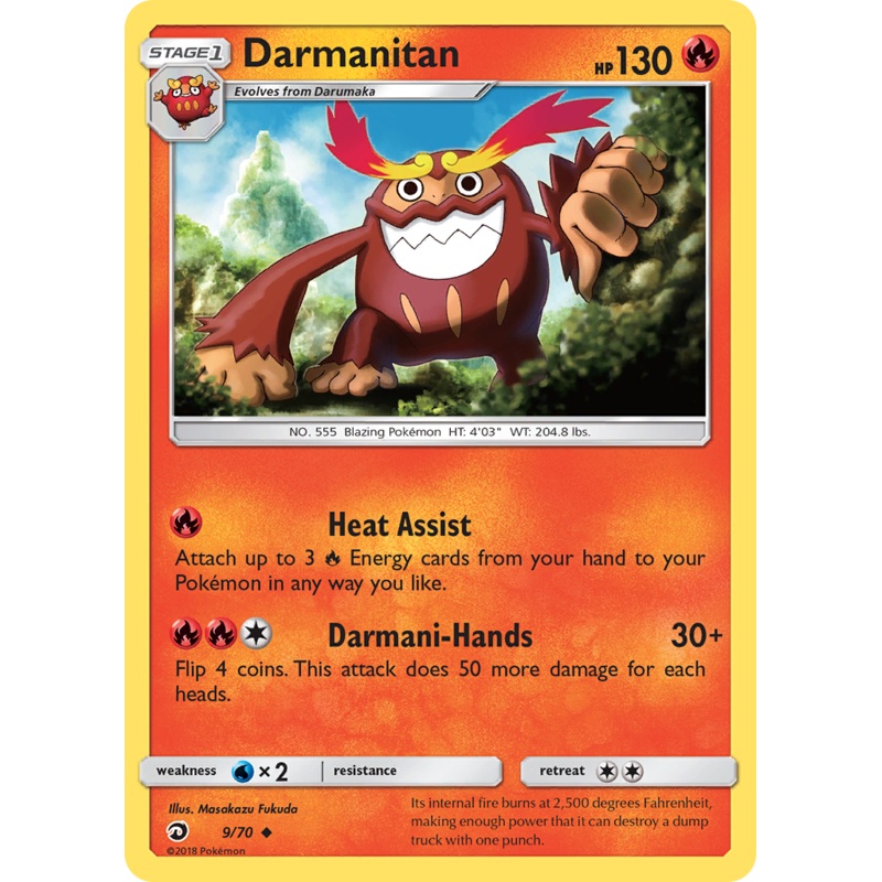 Darmanitan (9/70) [Sun & Moon: Dragon Majesty]