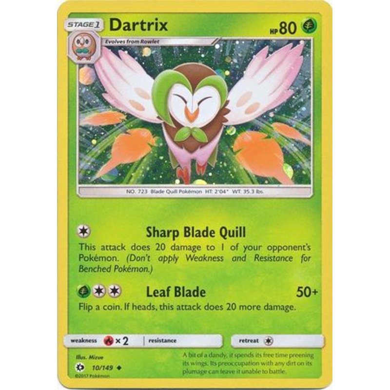 Dartrix (10/149) (Cosmos Holo) [Sun & Moon: Base Set]
