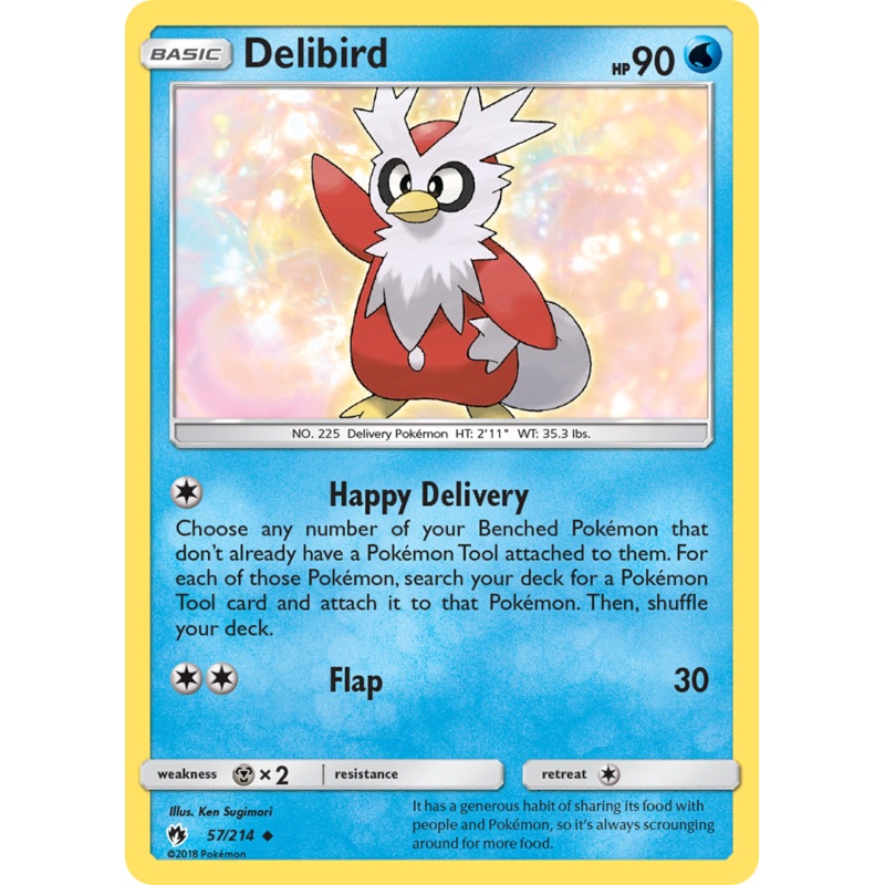 Delibird (57/214) [Sun & Moon: Lost Thunder]